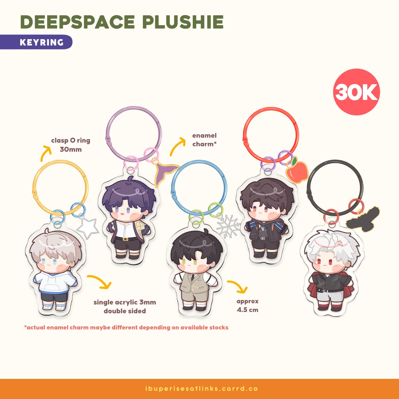 Deepspace Plushie Keyring