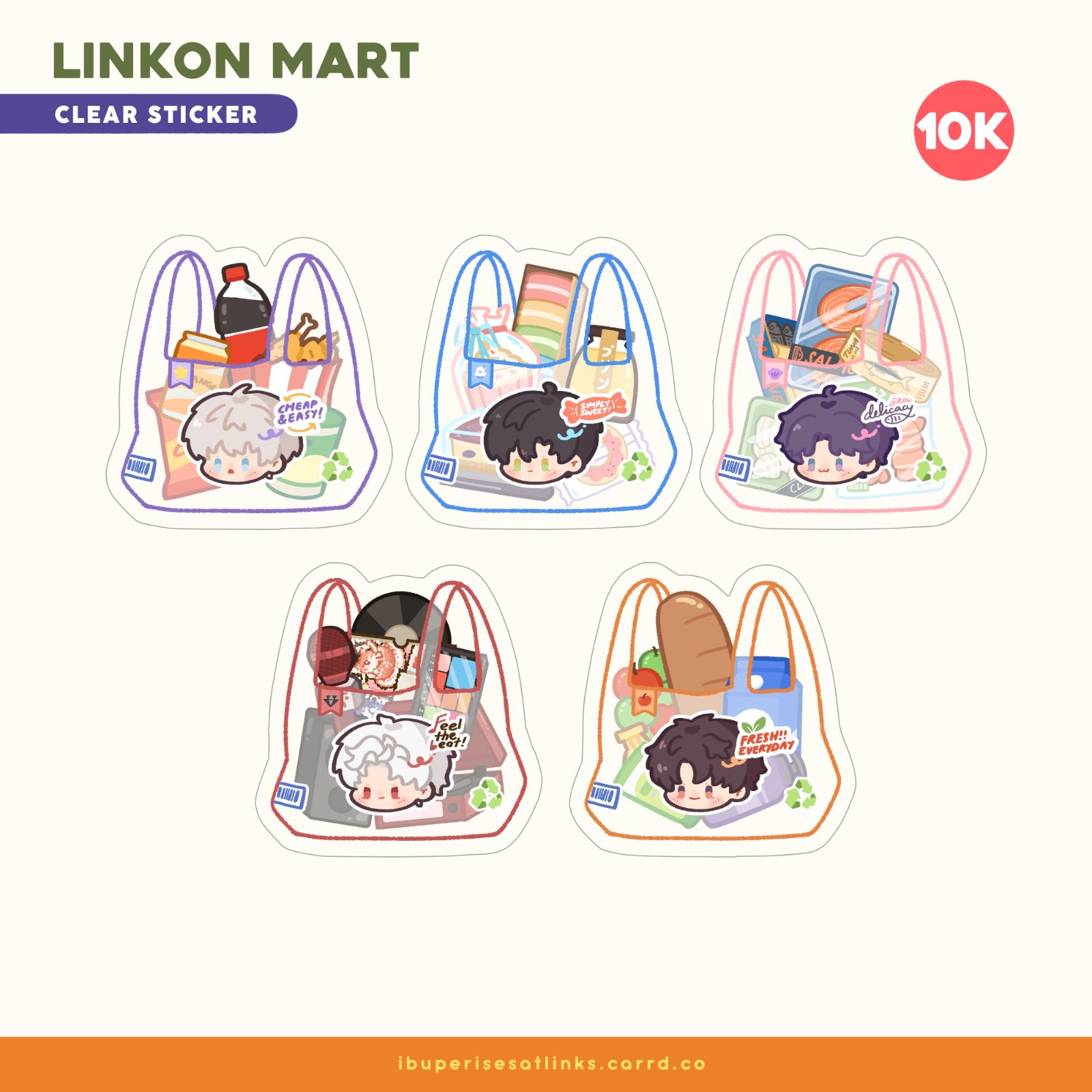 Linkon Mart Clear Sticker
