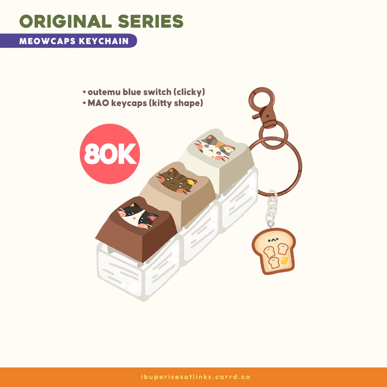 Meowcaps Keychain