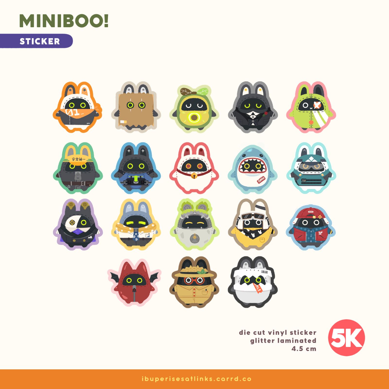 Miniboo! Sticker