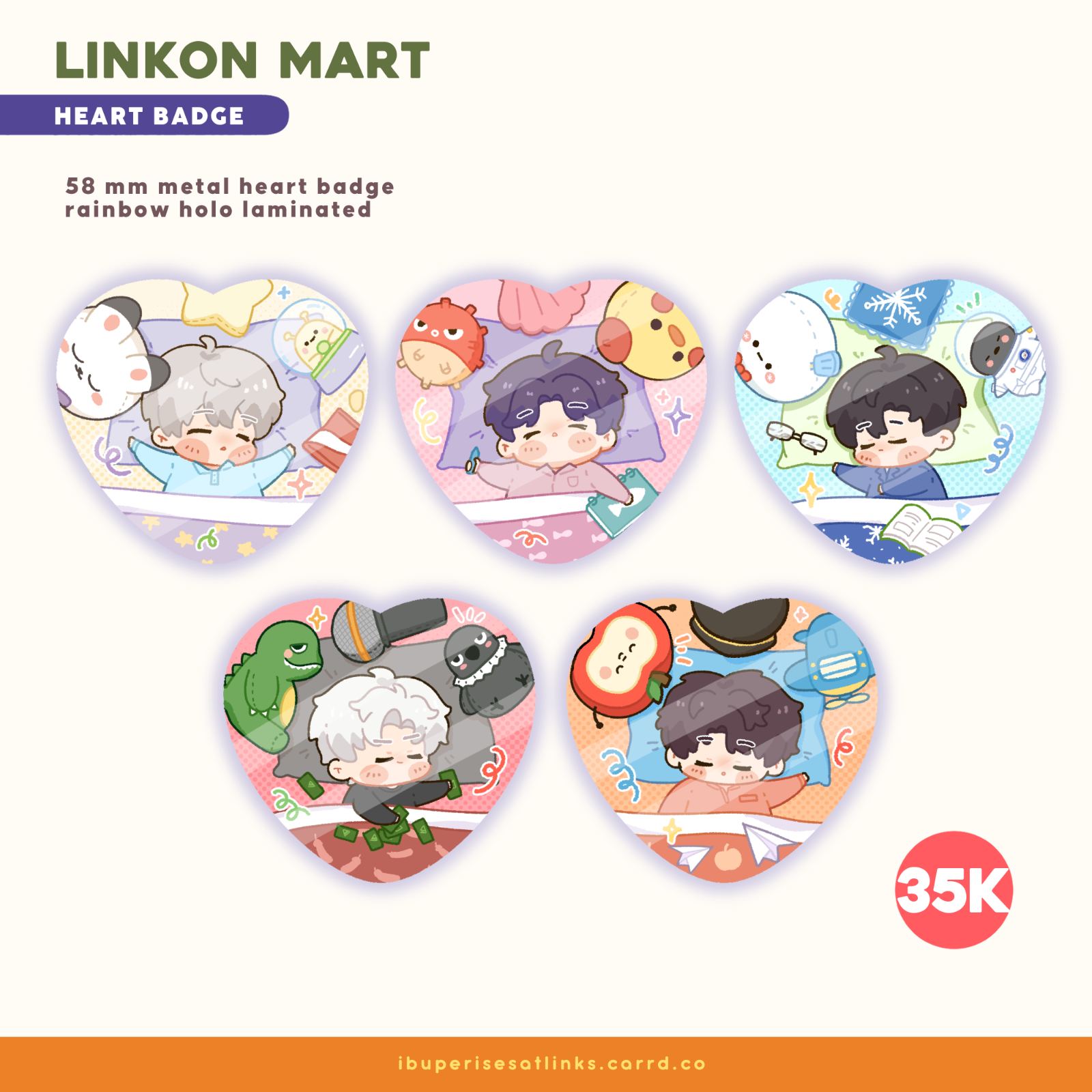 Love and Deepsleep Heart Badge