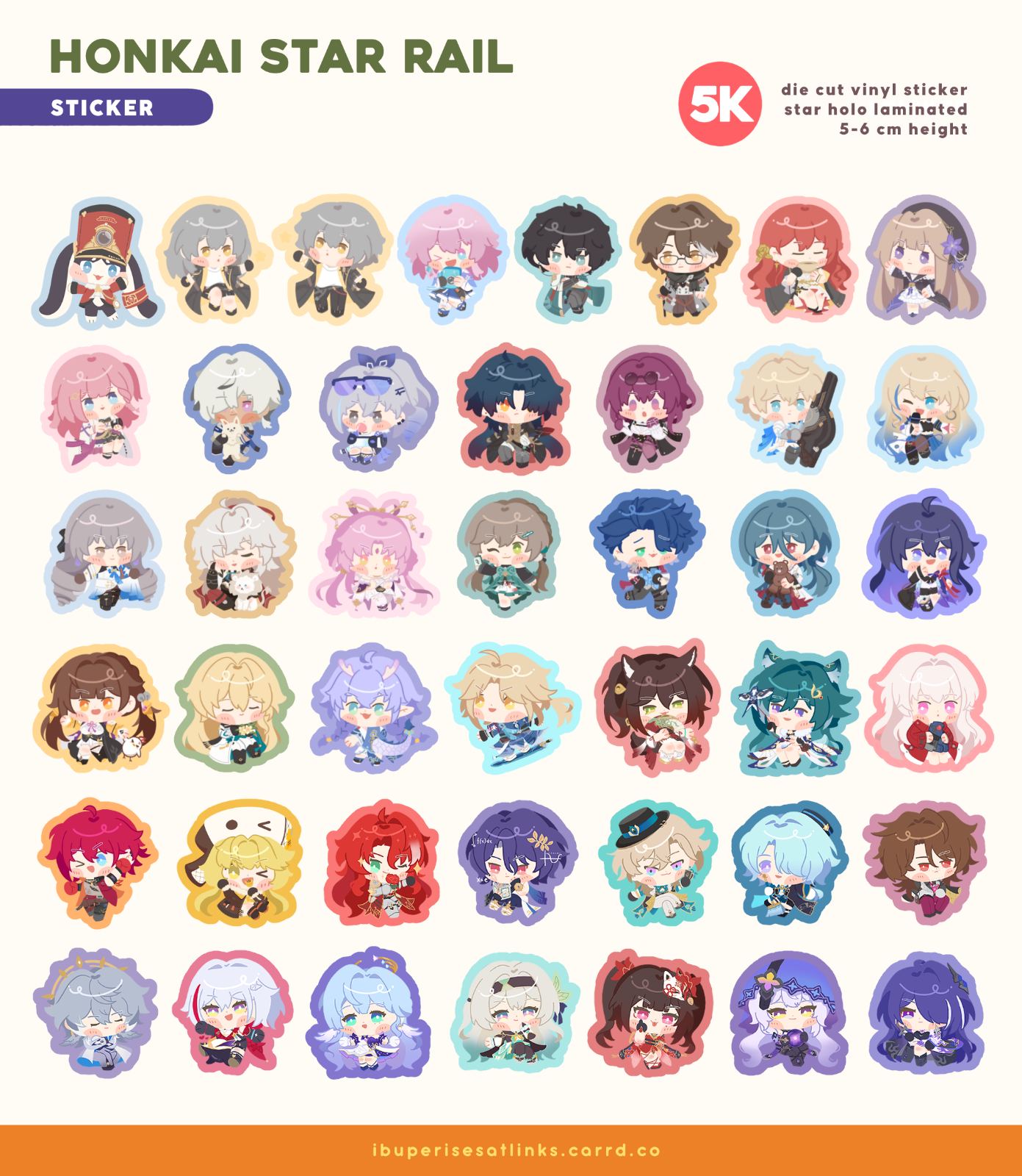 Honkai Star Rail Sticker